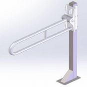 AKW 1800 Series - Free Standing Pillar for Fold-up Rail